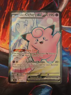 Lillie's Clefairy ex 173/159 Sv09: Journey Together Holo Ultra Rare Pokemon - Image 1