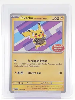 PIKACHU BERKEMEJA BATIK 2024 POKEMON INDONESIA JOURNEY PROMO 154/SV-P Q1300 - Image 1