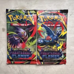 HEAVY Pokemon Mega Evolution Phantasmal Flames Booster Pack 2 - Image 1