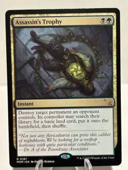 Assassin's Trophy 187 R Murders at Karlov Manor NM MTG - Image 1