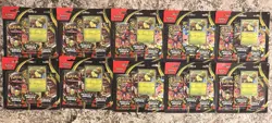 Pokemon TCG Perfect Order 3 Pack Blister Chikorita Sealed New LOT OF 10 - Image 1