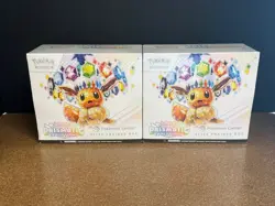 LOT x (2) PRISMATIC EVOLUTIONS POKEMON CENTER EXLUSIVE ELITE TRAINER BOX ETB - Image 1