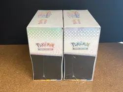 LOT x (2) PRISMATIC EVOLUTIONS POKEMON CENTER EXLUSIVE ELITE TRAINER BOX ETB - Image 2
