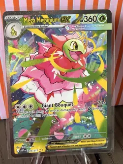Pokemon Mega Meganium EX SIR 272/217 Ascended Heroes English Mint Condition TCG - Image 1