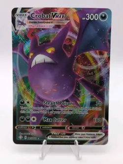 Crobat Vmax 045/072 Full Art Holo Pokemon Shining Fates English Near Mint - Image 1