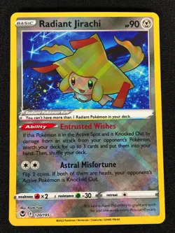 Pokemon Radiant Jirachi 120/195 Holo (NM) - Image 1