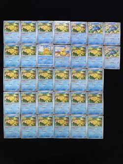 2025 Pokemon TCG JPN Scarlet & Violet SV9a 022/063 Psyduck Golduck Lot*32 AD12 - Image 2