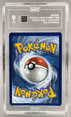 8474 Ambipom 2025 Pokemon Phantasmal Flames #107/094 Illustration Rare TAG 9 - Image 2