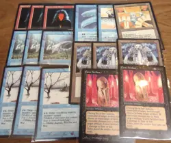 mtg THE DARK Vintage Magic Lot Fountain of Youth Flood Curse Artifact Merfolk - Image 1