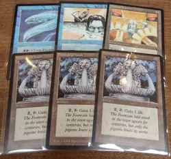 mtg THE DARK Vintage Magic Lot Fountain of Youth Flood Curse Artifact Merfolk - Image 4