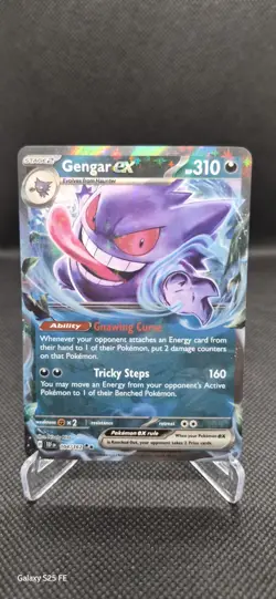 Pokemon TCG Gengar EX Temporal Forces 104/162 - Image 1