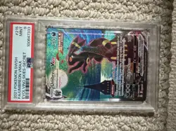 Pokemon Umbreon VMAX Evolving Skies 215/203 Holo Full Art Secret Rare PSA 9 2021 - Image 1