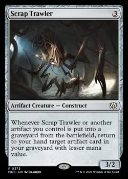 MTG Commander 2023 MOM R Scrap Trawler #0373 - Image 1