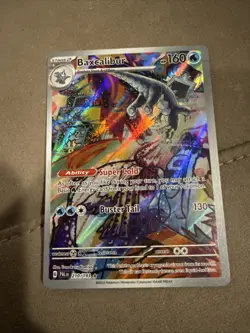 2023 Pokemon Baxcalibur 210/193 Illustration Rare Paldea Evolved Holo A - Image 1