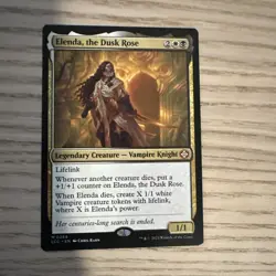 Elenda, the Dusk Rose - NM - Rivals of Ixalan - Mythic Vampire Knight - MTG - Image 1