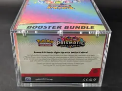 Pokemon SV8.5 Prismatic Evolutions Sealed Booster Bundle Display Case W/Acrylic - Image 3