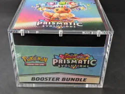 Pokemon SV8.5 Prismatic Evolutions Sealed Booster Bundle Display Case W/Acrylic - Image 5