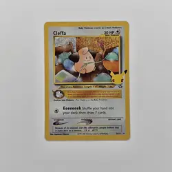 Cleffa 20/111 Celebrations 25th Anniversary Holo Classic Collection Pokemon NM - Image 2