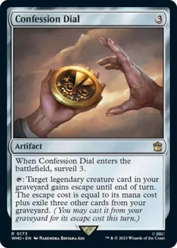 Confession Dial -Foil Near Mint MTG Universes Beyond: Doctor Who - Image 1