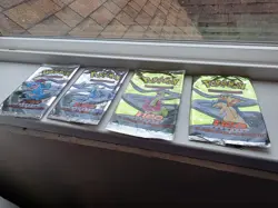 🔥⚡ SET OF 4 EMPTY POKEMON NEO GENESIS BOOSTER WRAPPERS ⚡🔥💎 Vintage 2000 WO - Image 3