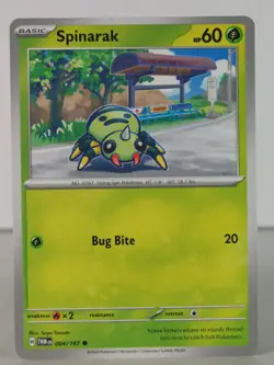 Spinarak - Twilight Masquerade - 004/167 - singles - Pokemon TCG - C - Image 2
