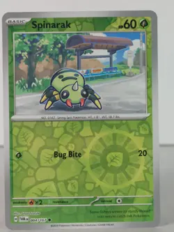 Spinarak - Twilight Masquerade - 004/167 - singles - Pokemon TCG - C - Image 4