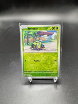 Spinarak Sv06: Twilight Masquerade Pokemon TCG Reverse Holo Common 004/167 - Image 1