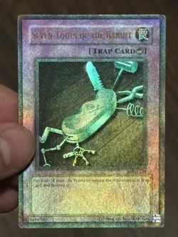 Yugioh Seven Tools of the Bandit MRD-129 Ultra Rare Unlimited Heavy Holo Bleed - Image 1