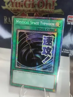 RA05-EN112 Mystical Space Typhoon Variant Art Starlight Rare 1st Ed YuGiOh - Image 1