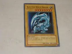 2002 Yu-Gi-Oh! TCG Starter Deck Kaiba Unlimited SDK001 Blue-Eyes White Dragon UR - Image 1