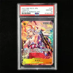 PSA 10 GEM MT 2023 One Piece JPN Yamato OP04-112 SR (Alt Art) - Image 1