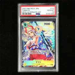 PSA 10 GEM MT 2023 One Piece JPN Yamato OP04-112 SR (Alt Art) - Image 2