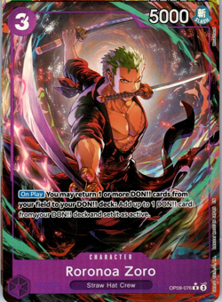 Roronoa Zoro - OP09-076 (Alternate Art) - Premium Booster -The Best- Vol. 2 - Image 1