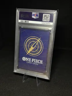 One Piece Shanks OP09-004 3rd Anniversary-Gold Foil JP 2025 PSA 9 - Image 2