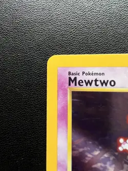Pokemon TCG Base Set Mewtwo Holo Card 10/102 Vintage Rare LP Unlimited 1999 - Image 3
