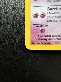 Pokemon TCG Base Set Mewtwo Holo Card 10/102 Vintage Rare LP Unlimited 1999 - Image 5