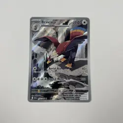 Pokemon Cards Braviary 155/086 Black Bolt Illustration Rare NM - Image 1