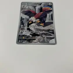 Pokemon Cards Braviary 155/086 Black Bolt Illustration Rare NM - Image 4