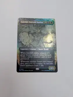MTG - Aatchik, Emerald Radian (Borderless Foil) - Aetherdrift NM/M Condition - Image 1