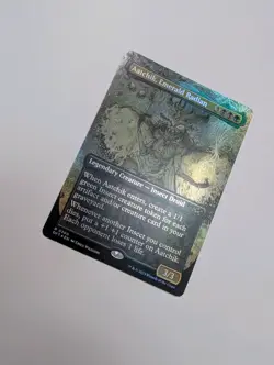 MTG - Aatchik, Emerald Radian (Borderless Foil) - Aetherdrift NM/M Condition - Image 2