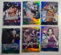 One Piece TCG Super Rare Lot of 6 Super Rare Cards One Piece Lot Japanese - Image 1