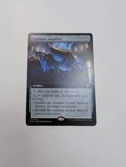 MTG - Aetheric Amplifier (Extended Art) - Aetherdrift NM/M Condition - Image 1