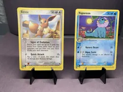 Pokemon TCG EX Sandstorm Eeveelution Lot of 2 Cards - VTG Non Holo WOTC 2003 - Image 1