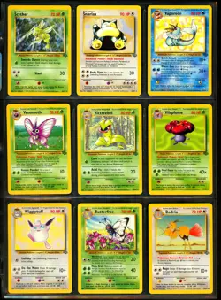 1999 Pokemon JUNGLE Set COMPLETE Unlimited Edition NON HOLO Cards #17-64 Rare NM - Image 3