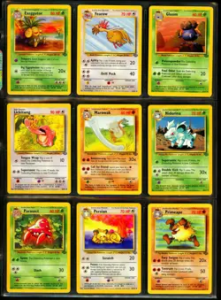 1999 Pokemon JUNGLE Set COMPLETE Unlimited Edition NON HOLO Cards #17-64 Rare NM - Image 4
