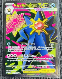 Pokemon MEGA Starmie EX Perfect Order Pokemon Card Full Art Ultra Rare - Image 1