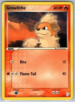 Growlithe EX Trainer Kit 2: Plusle & Minun 4/12 MP-HP Pokemon Card - Image 1