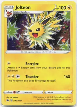 Jolteon - Promo SWSH: Sword & Shield Promo Cards SWSD Lightning Holo SWSH094 201 - Image 1