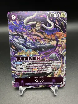 Kaido (Winner Pack Vol. 5) ST04-003 SR Foil One Piece Promotion Card NM - Image 1