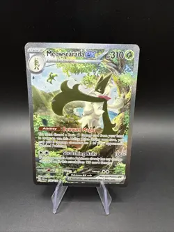 Meowscarada ex 256/193 Special Illustration Rare Paldea Evolved Pokemon Card - Image 1